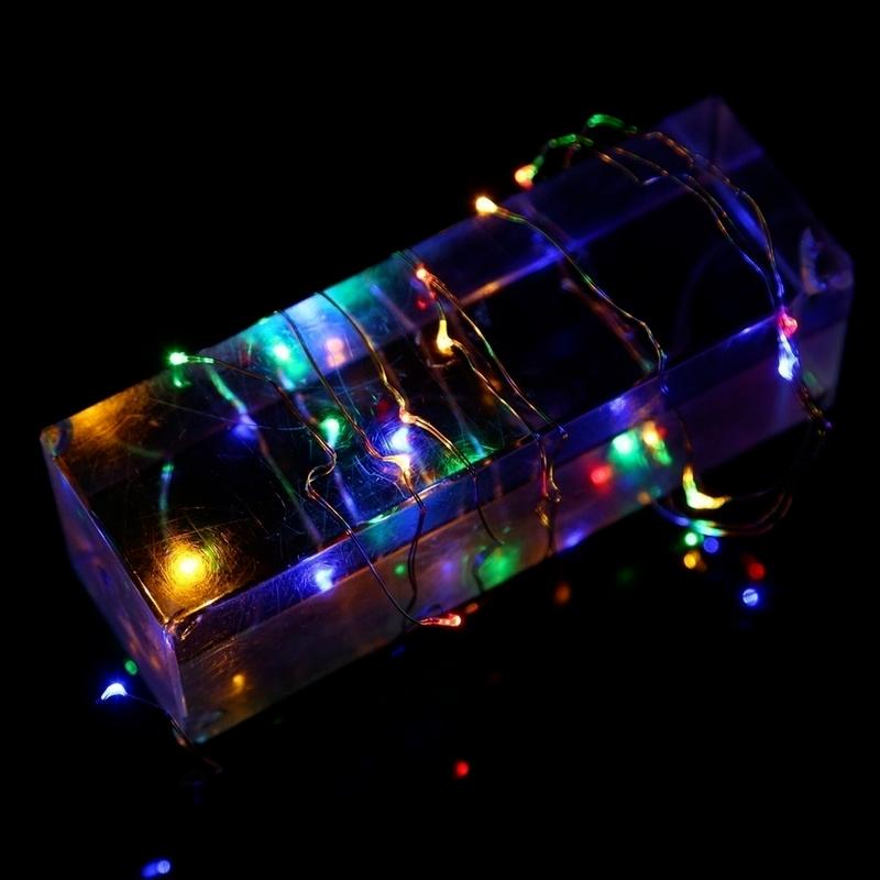 1 M LED Christmas Wedding Party Festival Copper Wire String Fairy Lights Strings Copper Lanterns Decoration For The Party