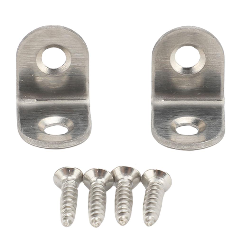 Furniture Corner Connectors Stainless Steel Heavy Duty Angle Brackets for Wood Furniture Cabinets Tables and Chairs