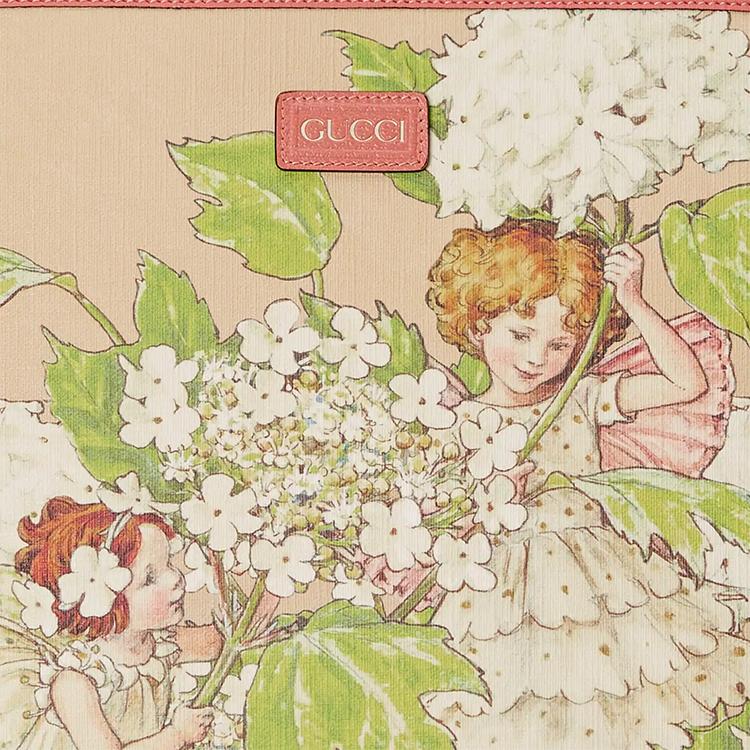 Gucci Tree Fairy Print Tote Bag Kids Tote Light-Pink 605614-U5NAN-5761