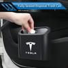 ALO1 Car Valve Core Trash Can Garbage Bag Storage Case Accessories For Model 3 Model S Model X Model Y Roadster Bonina