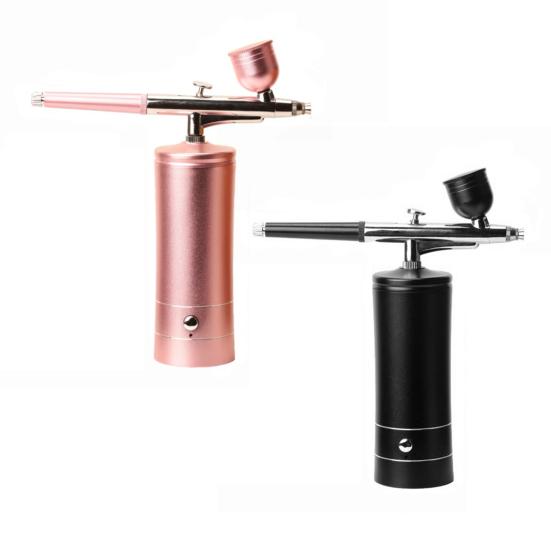 Portable Airbrush Kit High-Pressure Non-Clogging Air Brush Set Cordless Rechargeable Manicure Airbrush Tool for Painting Nail Art Makeup