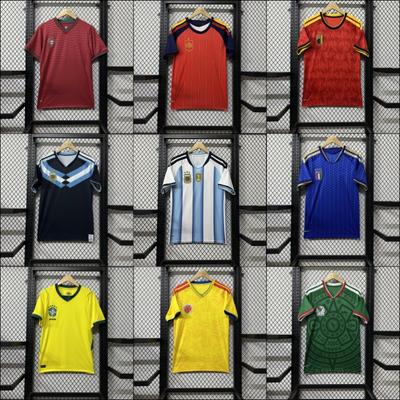 2026 World Cup Jersey Argentina Mexico Italy Fan Version Quick-drying Jersey Can Be Printed and Sent On Behalf of One Piece.