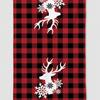 1pc/2pc/4pc/pack Christmas Scrub Sponge Creative Kitchen Dish Cloth Festive Cleaning Decor for Home & Table Kitchen Dish Towel Xmas Cleaning Supplies