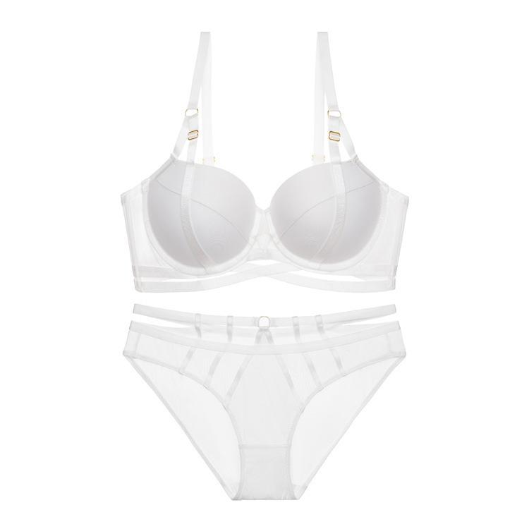 Sexy underwear women's soft steel ring bra, small breasts show big upper support, anti-sagging gathering bra bra