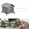 Outdoor Cat Tent Insulated Winter Shelter Waterproof Windproof Pet House for Stray Cats Backyard