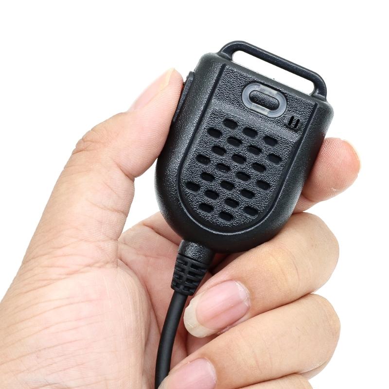 High Sensitivity 2 Pin Hand Speaker Microphone for UV5R 888S Professional Patrol Two Way Radio Communication Work Sites