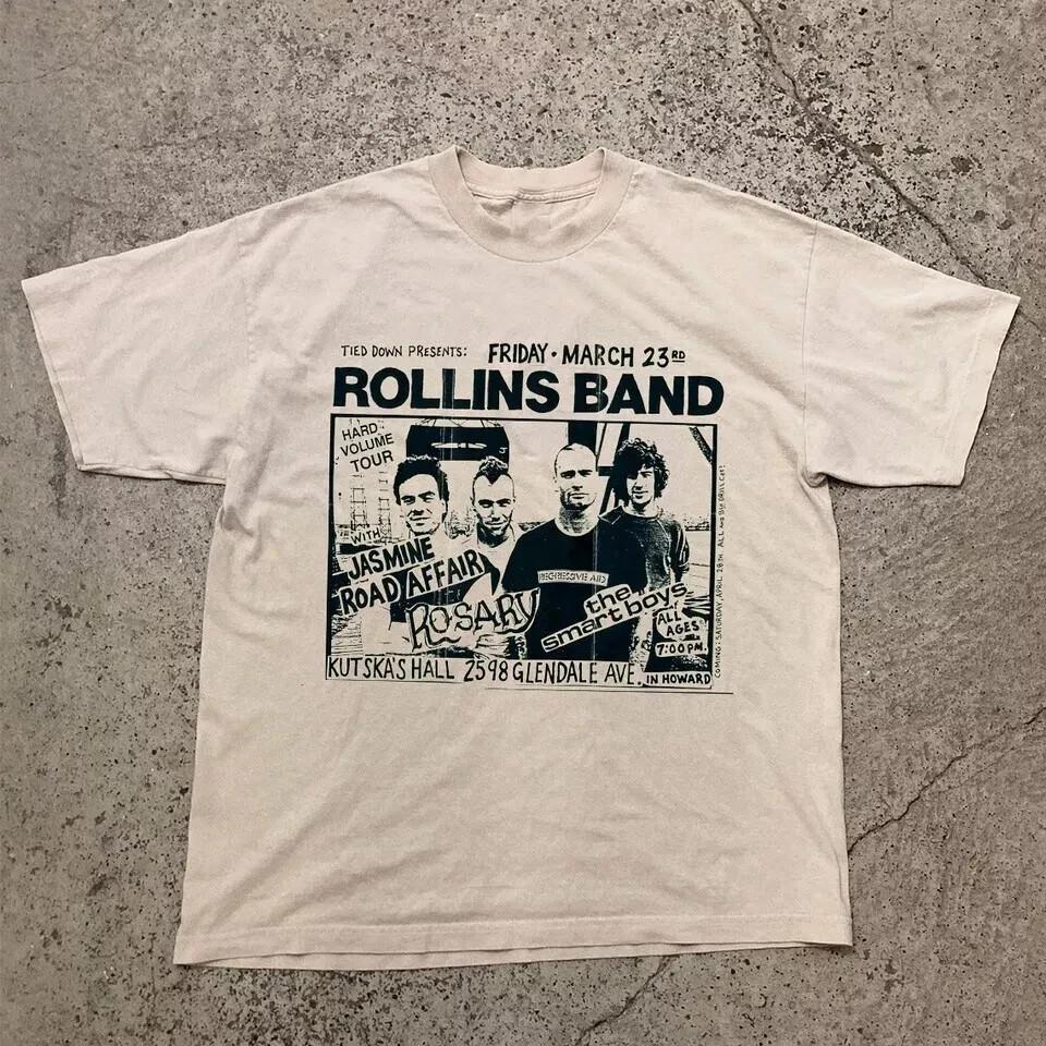 

The Rollins Band Jasmine Road Affair T-Shirt Vintage Rock Tee S5XL Unisex Unisex T-Shirt XXXL
