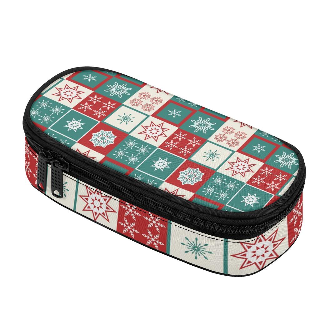 Pen Case Organized Storage 300D Polyester Smooth Zipper with Main Pocket Mesh Layer and Removable Pen Divider for Daily School Use