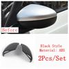 Side Door Rearview Mirror Shell Protection Cover Trim ABS Chrome / Carbon Fiber Accessories For Honda Fit Jazz GR  - 2025