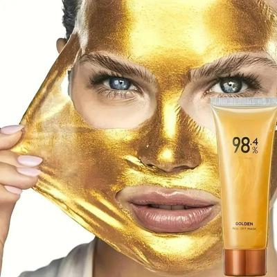 Goldfolien-Peel-Off-Maske Goldfolien-Peel-Off-Maske Straffende Gesichtsmaske für grobe, große Poren für Frauen Tiefenreinigung der Haut