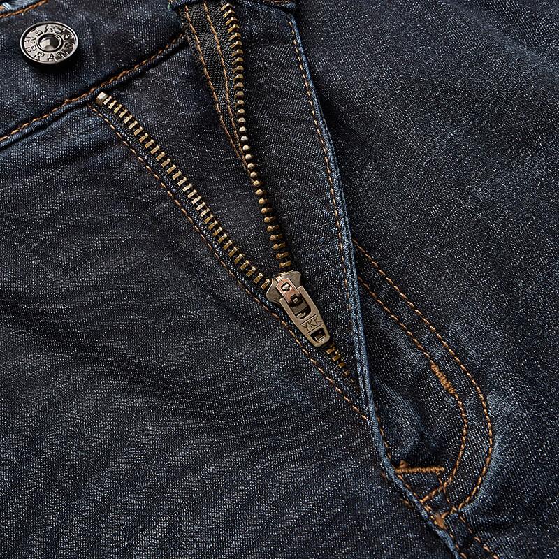 Septwolves Men's Lyocell Blend Straight-Leg Washed Jeans