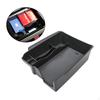 Car Center Console Organizer Tray Armrest Storage Box, Stowing Compartments, Auto Black