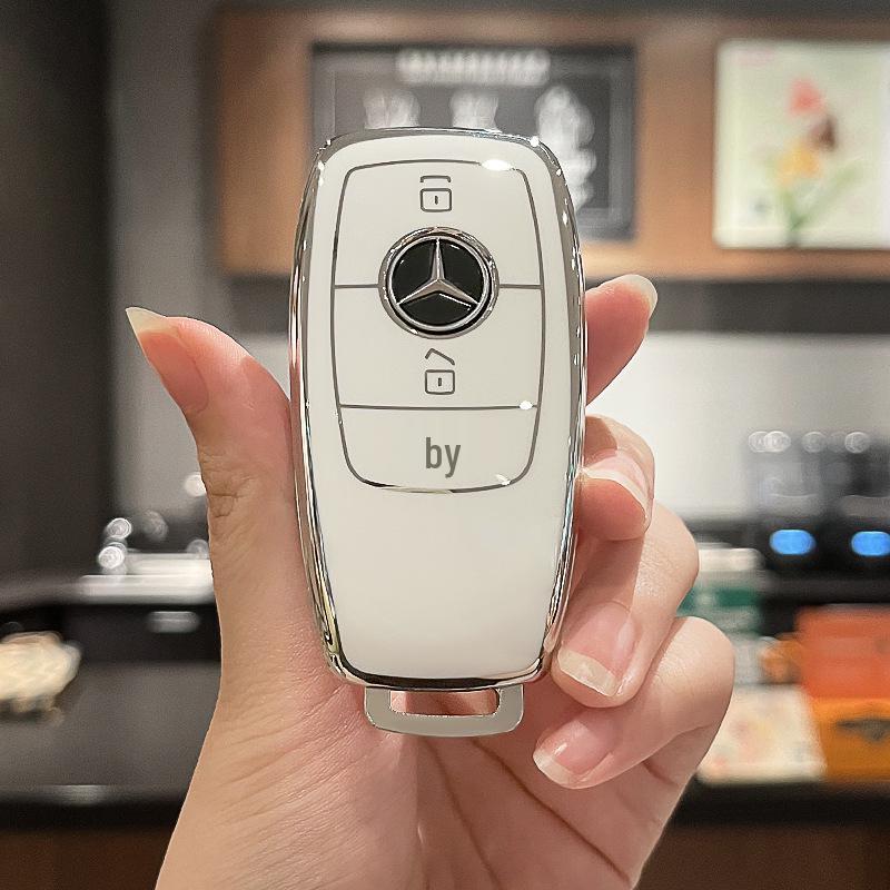 Mercedes-Benz Key Case: Compatible with C260L, E300L, A200L, C/E-Class, GLC, GLE350, GLA - Unisex Design