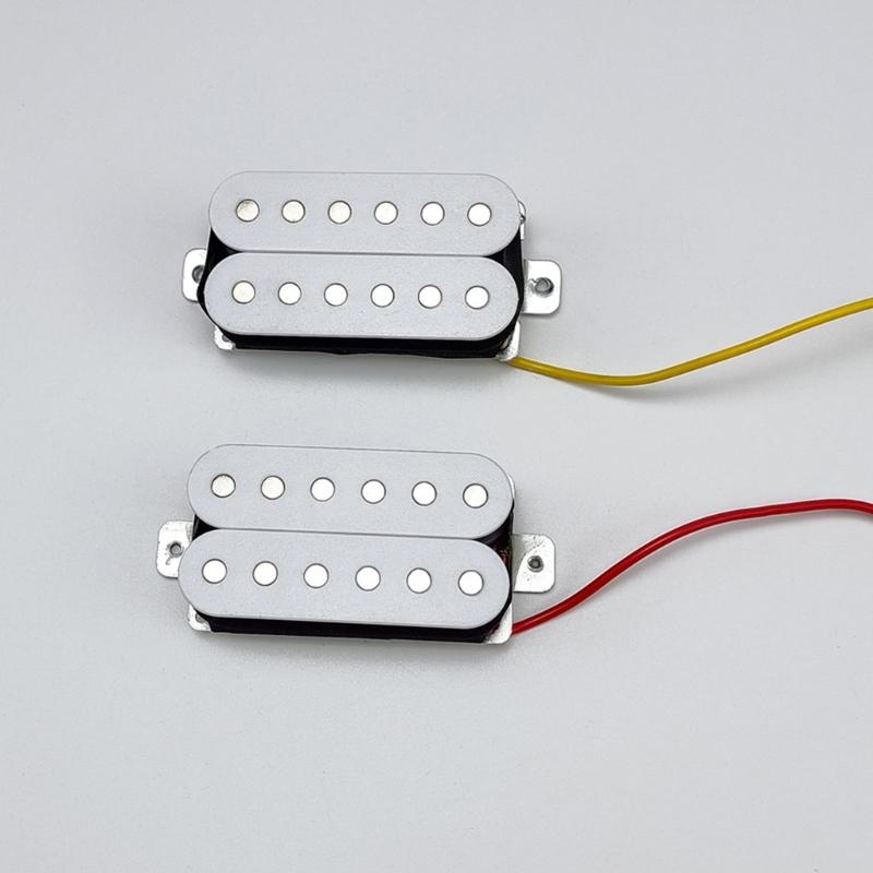HH Electric Guitar Humbuker Pickups Set with Single Coil Pickup Replacement for Neck/Middle/Bridge Pickups Guitar Part