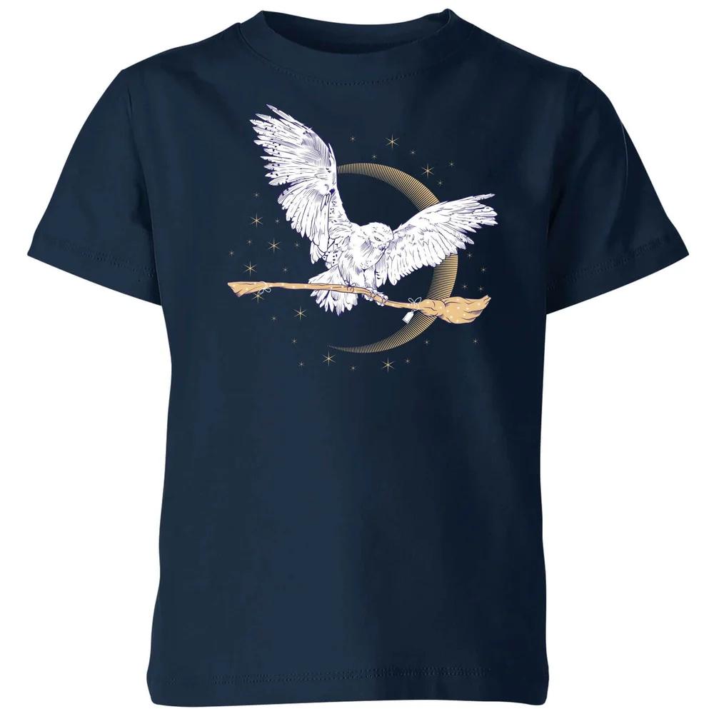 

Harry Potter Hedwig Broom Kids T-Shirt - Navy - 3-4 Years 130