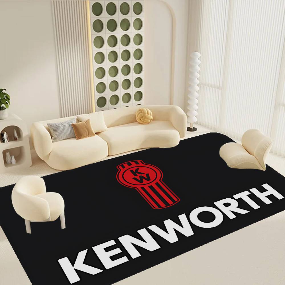 KENWORTH Logo Hallway Carpet Non-Slip Laundry Room Mat Laundry Decor Balcony Child Living Room Bedside Area Rugs