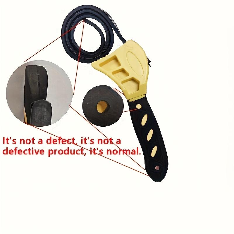 

1 шт. Регулируемый ремень-ключ - Многофункциональный съемник масляного фильтра, ремешковый ключ, цепной ключ и ремешковый открыватель - Прочный инструмент для разборки