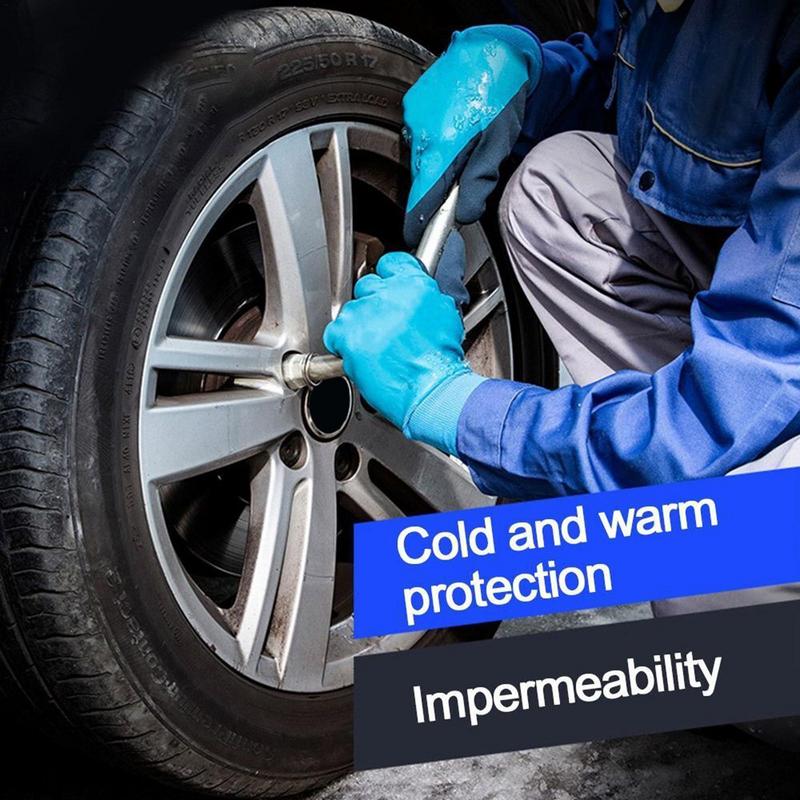 Work Gloves Cold-resistant Cold Storage Fishing Unisex Wear Windproof Low Temperature Outdoor Sport Blue Black