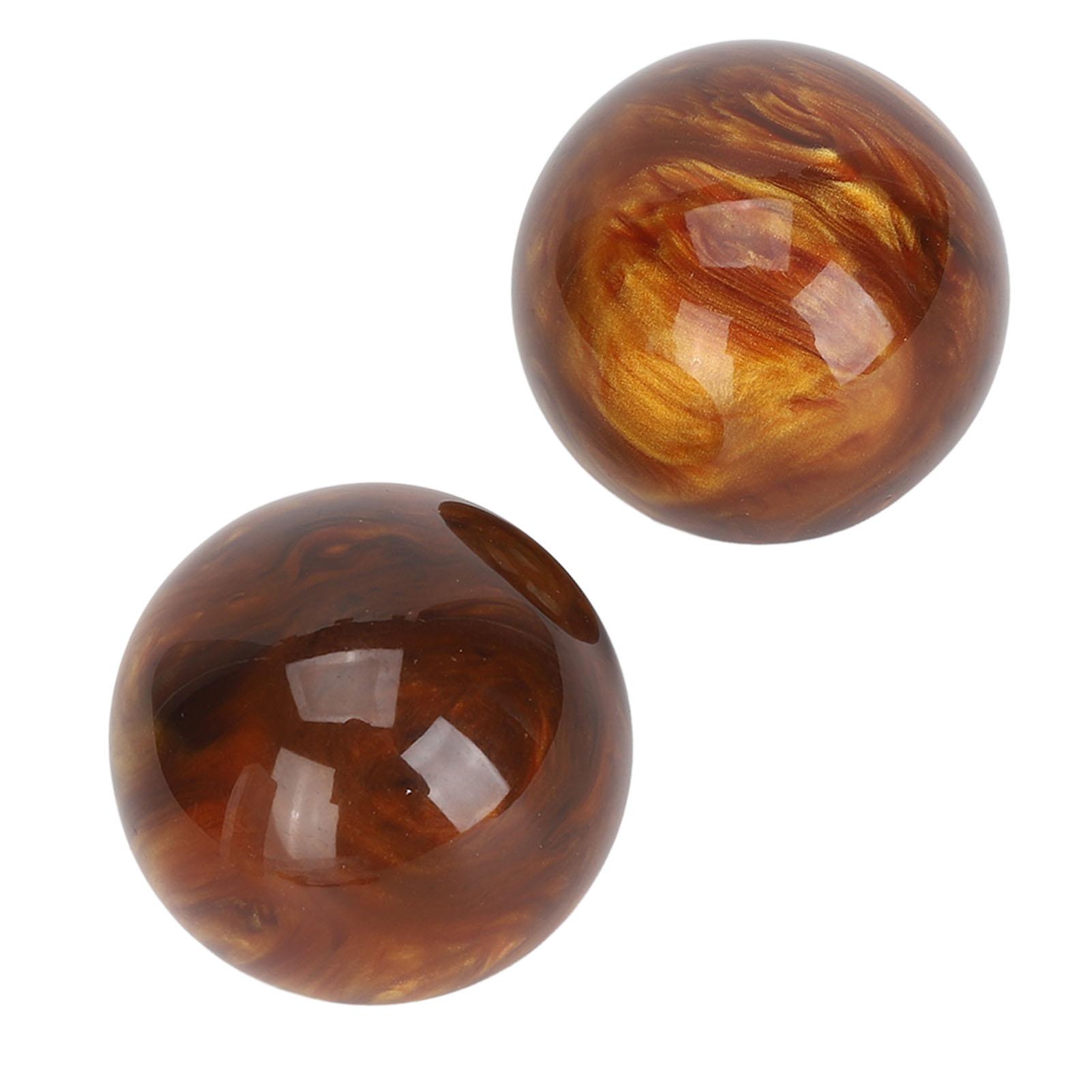 

2 шт., мяч для фитнеса Baoding, 2 дюйма, коралловый, для повышения силы рук, китайский массажный мяч для здоровья, упражнений