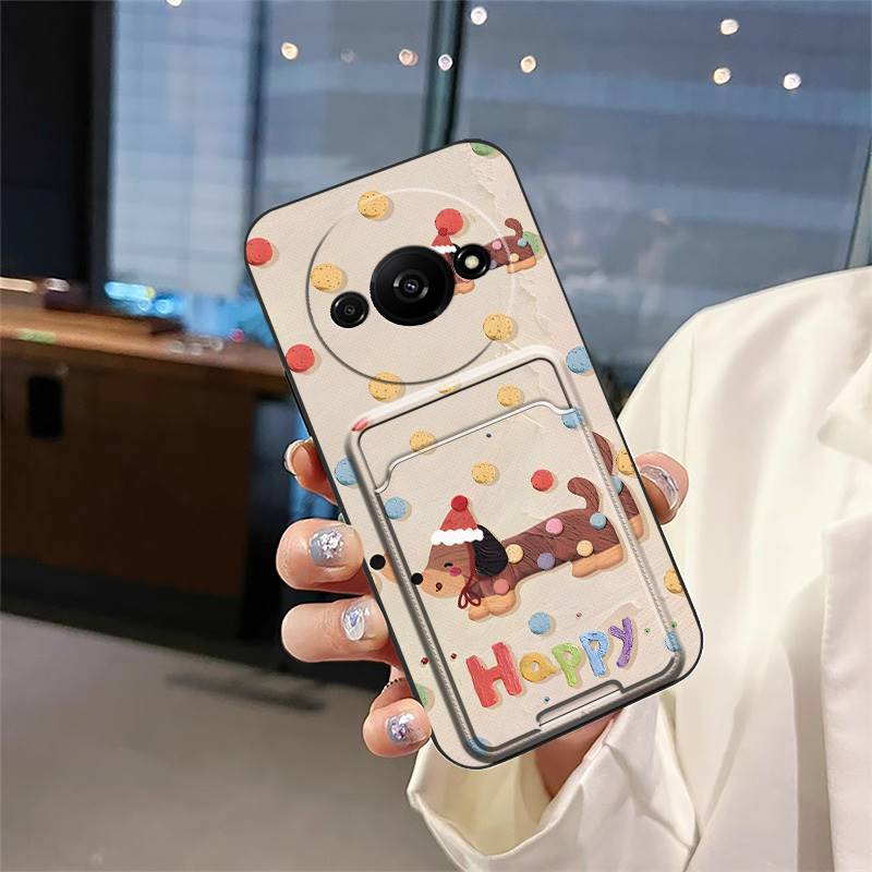 Card sleeve Full wrap Phone Case For Redmi A3 4G/A3X/Xiaomi POCO C61 4G Cover protective Anti-knock Back Cover TPU Cute