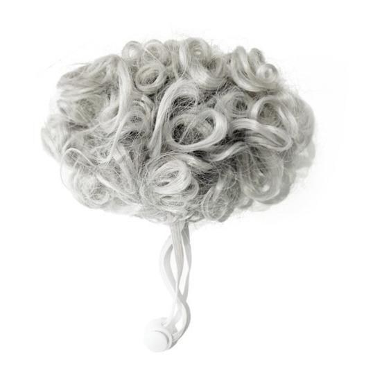 

Парик для косплея собаки Смешной парик для кошки с регулируемой эластичной лентой Большие волнистые короткие локоны