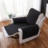 Washable Quilted Sofa Cover Removable Recliner Towel Solid Color Couch Slipcover Nordic Armchair Sofa Cover Dog Cat Pet Sofa Mat