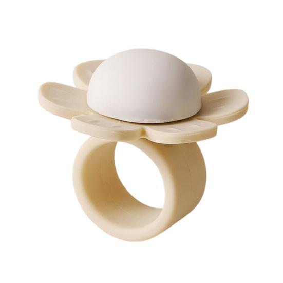 

Sunflower Door Handle Stopper Wall Protector Silicone Door Lever Stop Wall Bumper Noise Reduction Home Office Door Mount Anti-collision кавовий