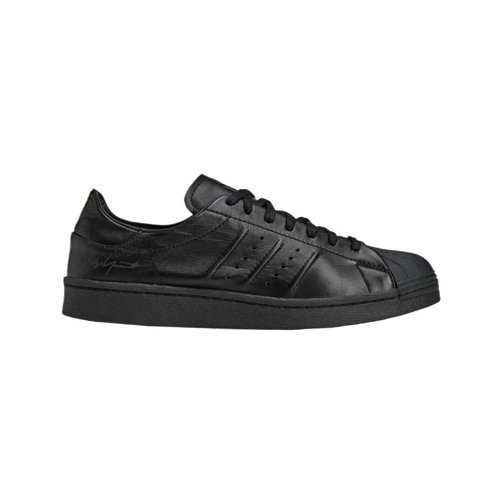 Adidas Y-3 Superstar Luxe Leather Pack - Triple Black Unisex Sneakers JR4217