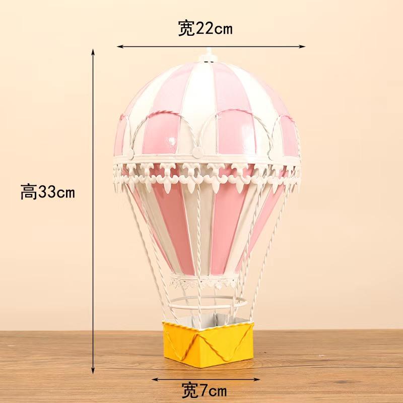 Moderní model horkovzdušného balonu ze železa Evropa Nástěnné ozdoby Kouzlo Umělecká dekorace Dětský pokoj Turecko Balónky Domácí dekorace