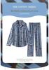 Men's Long Sleeve Striped Sausage Dog Pajamas - Pure Cotton, Spring/Autumn, Wearable Outdoors, Teen Sizes Available