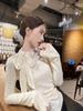 Women's Slim Lace Long-Sleeve Base Layer Top - 2025 Autumn/Winter Collection