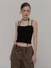 ETMON String Wide Pants, Brown