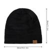 Unisex Winter Hats Outdoor Add Fur Lined Knitted Hats Fashion Warm Sports Beanie Cap