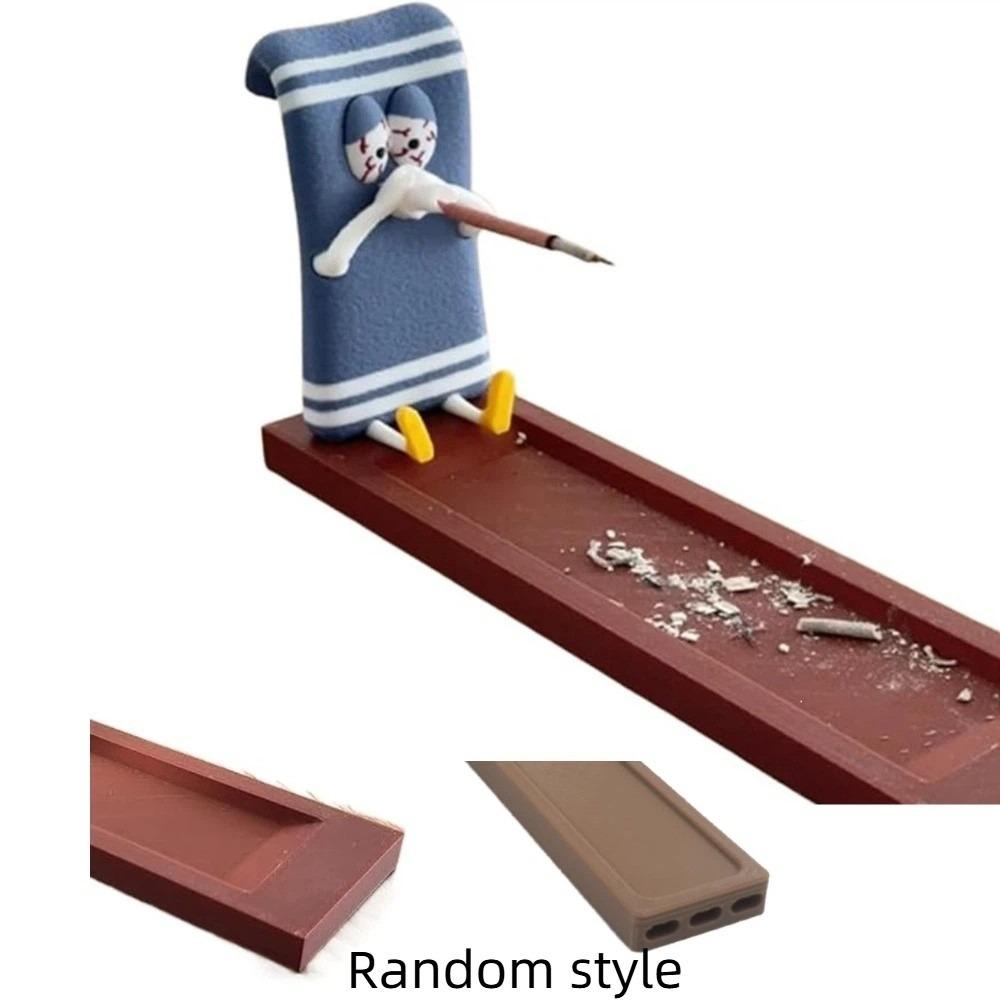 Modern Funny Incense Stick Holder Handcrafted Plastic Indoor Incense Burner Heat-resistant Burner Ash Catcher Aromatherapy
