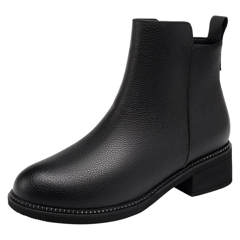 Red Dragonfly Women s Warm Chelsea Ankle Boots 39