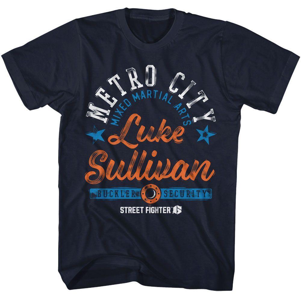 Street Fighter Metro City MMA Gaming Shirt L