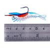 Luminous Shrimp Fake Baits Soft Simulation Prawn Lure Fishy Smell Artificial Trout Bait Single Hook Sea Fishing Tackle