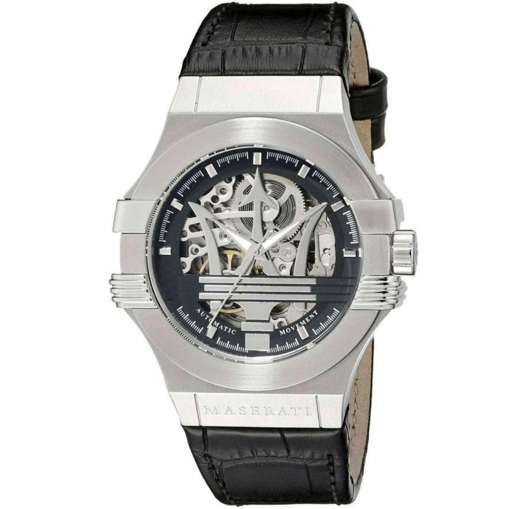 Maserati R8821108001 Potenza Automático Mostrador Preto Relógio Masculino