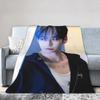Sung Han Bin Plush Blanket Boy Girl  Flannel Throw Blanket For Outdoor Warm Soft Zerobaseone Quality Bedspread Birthday Gift