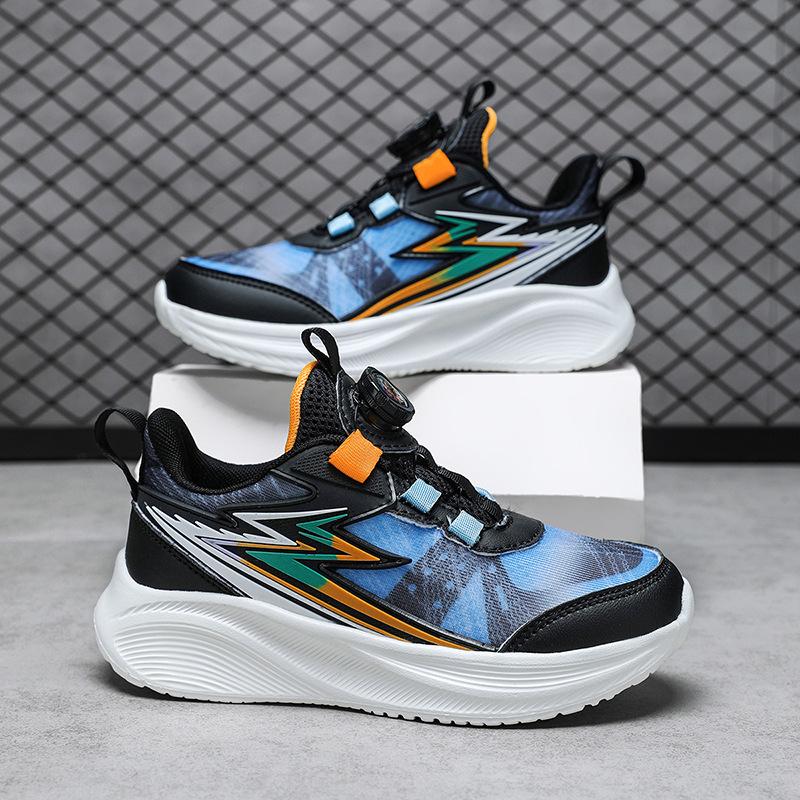 Children's mesh breathable sports classmates Boys 2025 spring and autumn non-slip girls running shoes trend versatile casual shoes