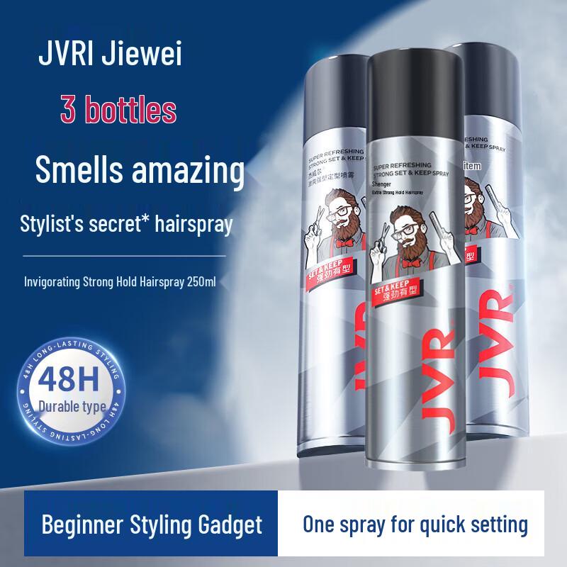 JVR Сильно фиксирующий лак для укладки волос