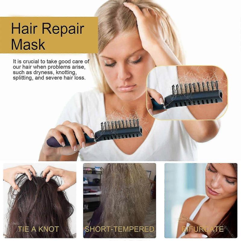 Kollagen Hårbehandling, Kollagen Hårmask, Arganolja Kollagen Hårmask, Djupverkande Balsam Kollagen Hårmask Essens För Torrt Skadat Hår