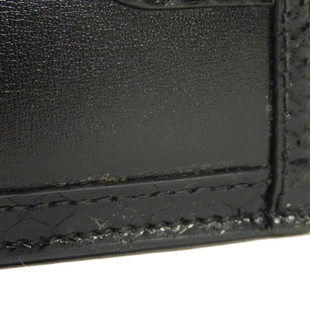 Used Ophidia Coin Wallet 9539 (597609, 10OTT, 1000, 7941) In GG Python Limited Edition Exotic Black. from Japan