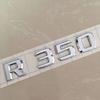 3D Flat Font Chrome Letters R320 R400 4Matic Top Quality ABS Emblem for Mercedes Benz R Class Car Trunk Nameplate Logo Sticker TG7