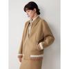 ELLE Women's Khaki Lapel Workwear Jacket