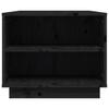 Vidaxl Stolik Kawowy, Czarna, 90X49X40,5 Cm, Lite Drewno Sosnowe
