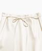TTUDEMENT Satin Long Skirt Cream