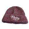 New Knitted Hat for Women Ins Autumn and Winter Letter Versatile Korean Style High Elastic Pullover Street Youth Wool Cold Hat