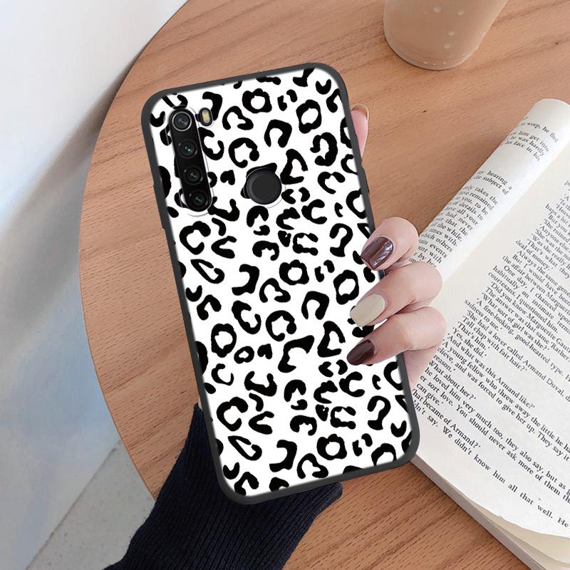 Case For Redmi Note 8 8T Soft Silicone TPU Back Cover Case Protective Coque For Redmi Note8 Shell 8 T Leopard Painted Bumper