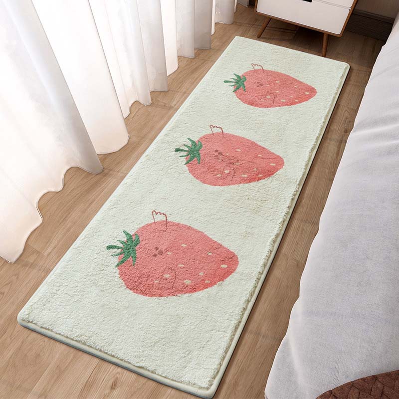 

Cute Girls Bedroom Carpet Super Soft Thicken Plush Bay Window Mat Bedside Floor Mat Child Cartoon Foot Rugs for Bedroom 40x60cm